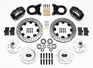 Wilwood Forged Dynalite Front Kit 12.19in Drilled 1970-1973 Mustang Disc & Drum Spindle