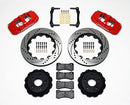 Wilwood AERO4 Rear Kit 14.25in Drilled Red 2010-2015 Camaro-2