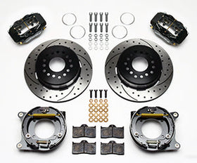 Wilwood Forged Dynalite P/S Park Brake Kit Drilled 55-57 Chevy 2.34in Offset - 0