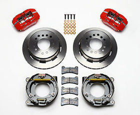 Wilwood Dynapro Low-Profile 11.00in P-Brake Kit - Red Chevy C-10 2.42 Offset 5-lug - 0