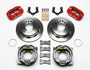 Wilwood Dynapro Low-Profile 11.00in P-Brake Kit - Red Mopar/Dana 2.50in Off w/Snap Ring Brng-2