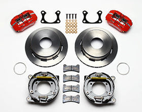Wilwood Dynapro Low-Profile 11.00in P-Brake Kit - Red Big Ford 2.36in Offset Currie - 0