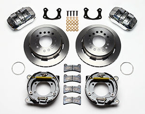 Wilwood Dynapro Low-Profile 11.00in P-Brake Kit-Polish New Big Ford 2.50in Offset