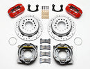 Wilwood Dynapro Low-Profile 11.00in P-Brake Kit Drill Zinc Red New Big Ford 2.50in Offset-2