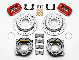 Wilwood Dynapro Low-Profile 11.00in P-Brake Kit Drill Zinc Red New Big Ford 2.50in Offset - 0