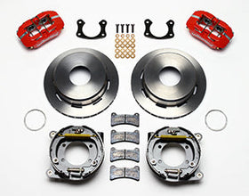 Wilwood Dynapro Low-Profile 11.00in P-Brake Kit - Red New Big Ford 2.50in Offset - 0
