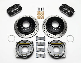Wilwood Dynapro Low-Profile 11.00in P-Brake Kit Drilled Chevy 12 Bolt 2.75in Off w/ C-Clips - 0