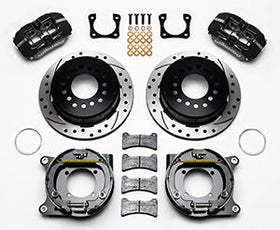 Wilwood Dynapro Low-Profile 11.00in P-Brake Kit Drilled Chevy 12 Bolt Spcl 2.81in Off Stag Mount - 0