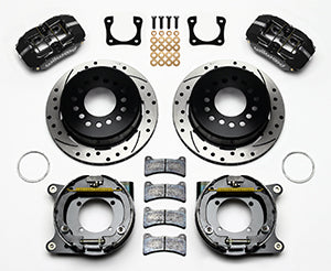 Wilwood Dynapro Low-Profile 11.00in P-Brake Kit Drilled Chevy 12 Bolt Spcl 2.81in Offset