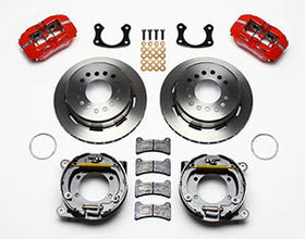 Wilwood Dynapro Low-Profile 11.00in P-Brake Kit - Red Small Ford 2.50in Offset - 0