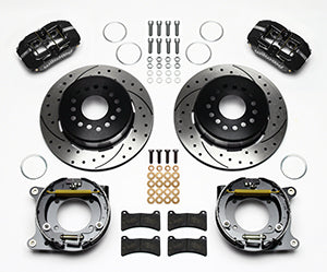 Wilwood Dynapro Low-Profile 11.00in P-Brake Kit Drilled 55-57 Chevy 2.34in Offset