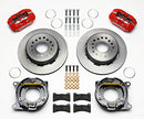 Wilwood Dynapro Low-Profile 11.00in P-Brake Kit - Red 55-57 Chevy 2.34in Offset-2