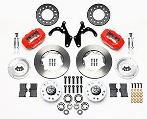 Wilwood Forged Dynalite Front Kit 11.00in Red 55-57 Chevy