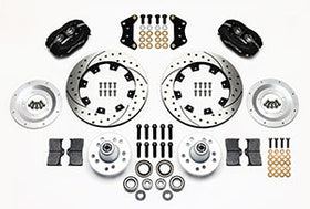 Wilwood Forged Dynalite Front Kit 12.19in Drill-Zinc Magnum Force Drop Spndle - 0