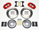 Wilwood Narrow Superlite 6R Front Hat Kit 13.06in Red Nissan 370Z/Fiti G37-2