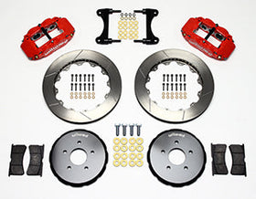 Wilwood Narrow Superlite 6R Front Hat Kit 13.06in Red Nissan 370Z/Fiti G37 - 0