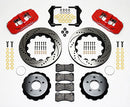 Wilwood AERO6 Front Hat Kit 14.25 Drilled Red 2006-10 Magnum/Challngr/Chrgr/300C-2
