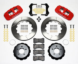 Wilwood AERO6 Front Hat Kit 14.25 Red 2006-10 Magnum/Challngr/Chrgr/300C