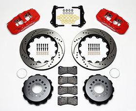 Wilwood AERO4 Rear Kit 14.25in Drilled Red 2006-10 Magnum/Challngr/Chrgr/300C - 0