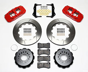 Wilwood AERO4 Rear Kit 14.25in Red 2006-10 Magnum/Challngr/Chrgr/300C - 0