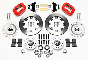 Wilwood Forged Dynalite Front Kit 12.19in Red 49-54 Chevy/53-62 Corvette (*Line Kit Needed*)
