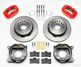 Wilwood Forged Dynalite P/S Park Brake Kit Red Impala 59-64 / Corvette 57-62 - 0