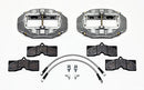 Wilwood D8-6 Front Caliper Kit Clear Corvette C2 / C3 65-82-2