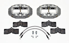 Wilwood D8-6 Front Caliper Kit Clear Corvette C2 / C3 65-82 - 0