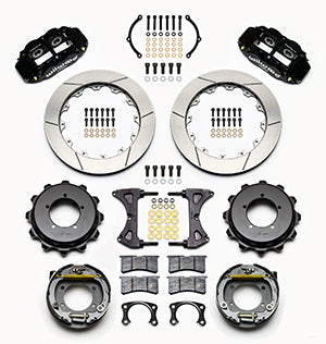 Wilwood Narrow Superlite 4R Rear Kit 12.88in Speedway Eng Floater w/ New Style End