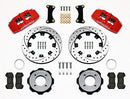 Wilwood Dynapro 6 Front Hat Kit 12.19in Drilled Red 2011 Fiesta-2