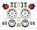 Wilwood Combination Parking Brake Rear Kit 11.75in Drilled Red 2011 Fiesta Rear-2