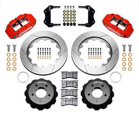 Wilwood Narrow Superlite 6R Front Hat Kit 14.00in Red 84-87 Corvette C4 - 0