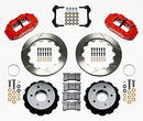 Wilwood Narrow Superlite 4R Rear Kit 12.88in Red 84-87 Corvette C4-2