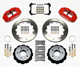 Wilwood Narrow Superlite 4R Rear Kit 12.88in Red 84-87 Corvette C4 - 0