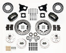 Wilwood Forged Dynalite Front Kit 11.00in Drilled AMC 71-76 OE Disc w/o Bendix Brakes-2