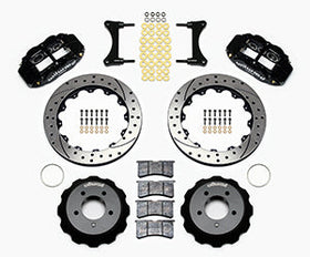 Wilwood Narrow Superlite 6R Front Hat Kit 12.88in Drilled 93-96 Mazda RX7 - 0
