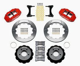 Wilwood Narrow Superlite 6R Front Hat Kit 12.88in Red 93-96 Mazda RX7 - 0