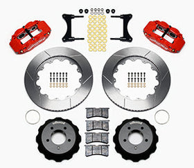 Wilwood Narrow Superlite 6R Front Hat Kit 14.00in Red 93-96 Mazda RX7 - 0