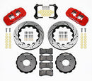 Wilwood AERO6 Front Hat Kit 14.00 Drilled Red 99-06 BMW E46-2