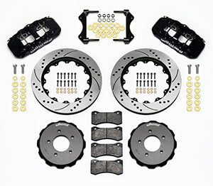 Wilwood AERO6 Front Hat Kit 14.00 Drilled 99-06 BMW E46