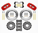 Wilwood AERO6 Front Hat Kit 14.00 Red 99-06 BMW E46-2