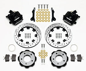 Wilwood Combination Parking Brake Rear Kit 12.19in Drilled 2006-Up Civic / CRZ - 0