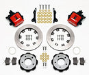 Wilwood Combination Parking Brake Rear Kit 12.19in Red 2006-Up Civic / CRZ-2