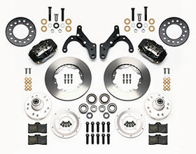 Wilwood Forged Dynalite Front Kit 11.00in 65-68 Chevy Impala -Drum Spindle - 0