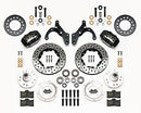 Wilwood Forged Dynalite Front Kit 11.00in Drilled 69-70 Impala Drum/Disc 69-82 Vette-2