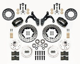 Wilwood Forged Dynalite Front Kit 11.00in Drilled 69-70 Impala Drum/Disc 69-82 Vette - 0