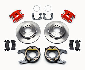 Wilwood D154 P/S Park Brake Kit Red New Big Ford 2.50in Offset