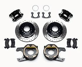 Wilwood D154 P/S Park Brake Kit Drilled Small Ford 2.66in Offset - 0