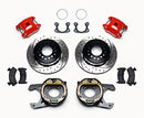 Wilwood D154 P/S P-B Kit Drilled-Red Small Ford 2.50in Offset-2