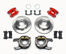 Wilwood D154 P/S Park Brake Kit Red Small Ford 2.50in Offset-2